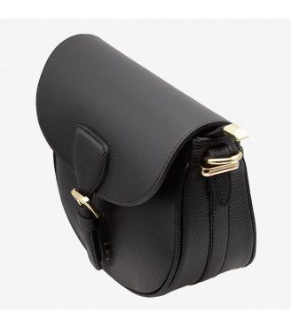 SAC A MAIN CUIR NOIR LUANA