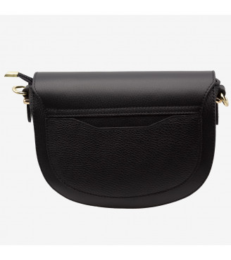 SAC A MAIN CUIR NOIR LUANA