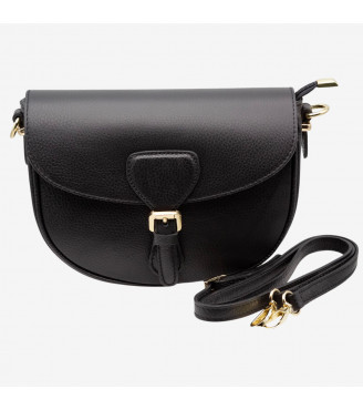 SAC A MAIN CUIR NOIR LUANA