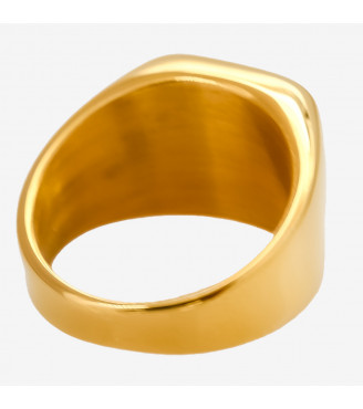 BAGUE HOMME LÉO EN ACIER INOXYDABLE- LOOKEVEN