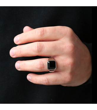 BAGUE HOMME LOUIS EN ACIER INOXYDABLE - LOOKEVEN