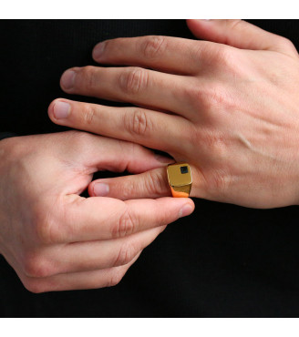 BAGUE HOMME LÉO EN ACIER INOXYDABLE
- LOOKEVEN – 1