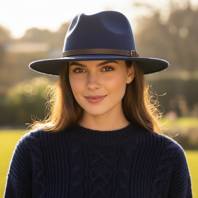 Chapeau Fedora classique en laine – fabrication italienne