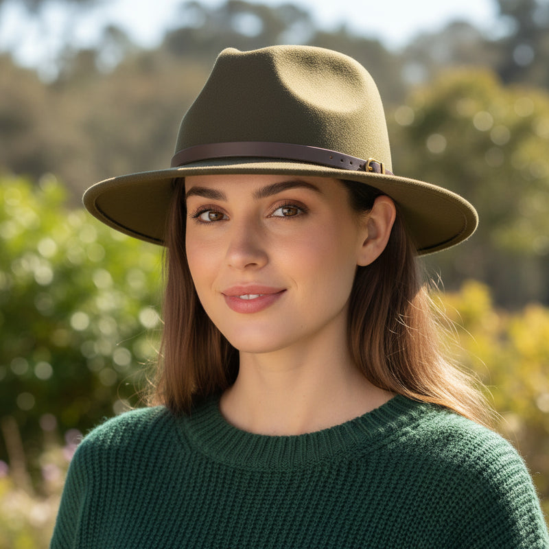 Chapeau Fedora classique en laine – fabrication italienne