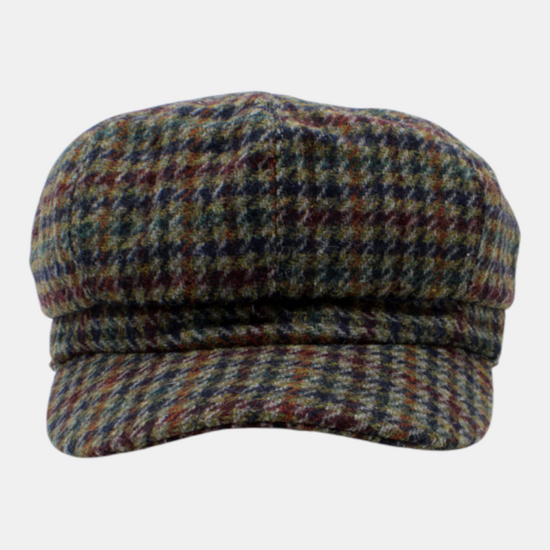 Casquette Gavroche Tweed 22238 en laine mélangée
