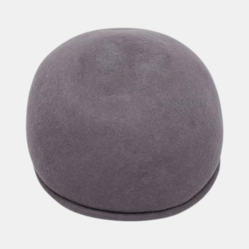 Casquette plate gris