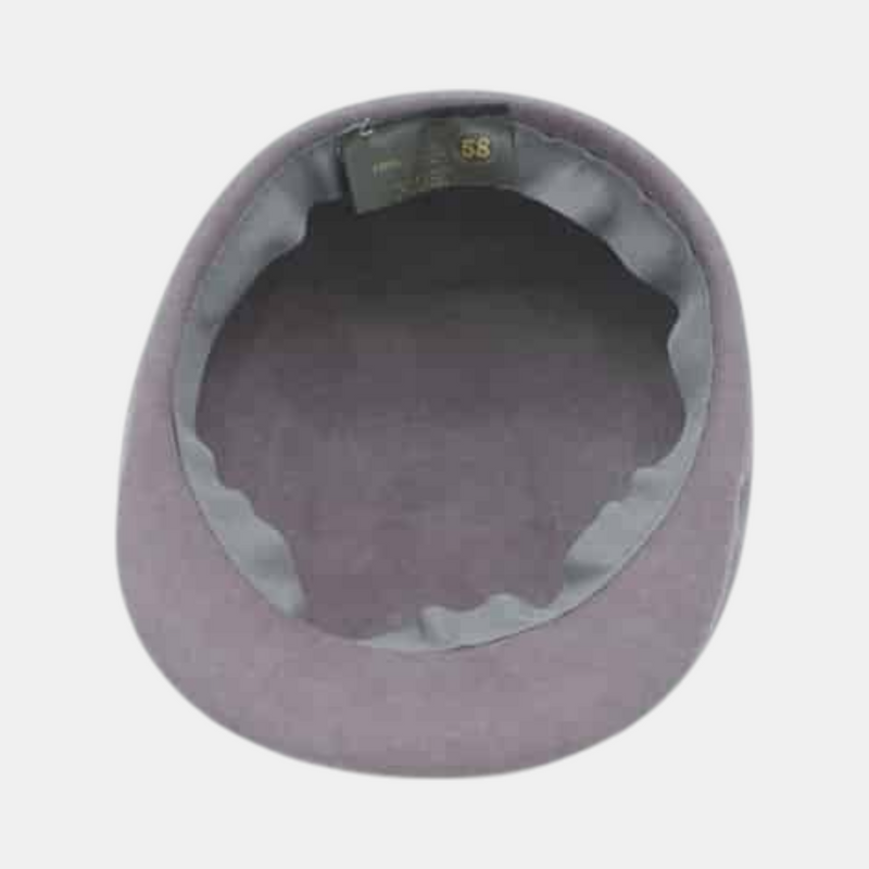 Casquette plate gris