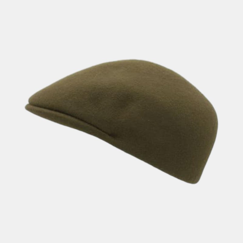 Casquette plate kaki