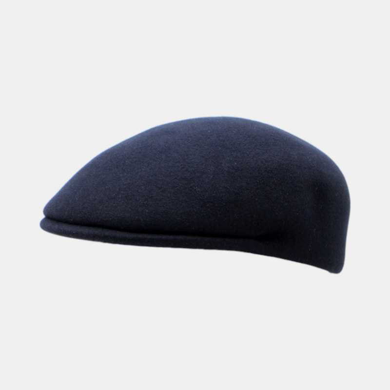 Casquette plate bleu marine