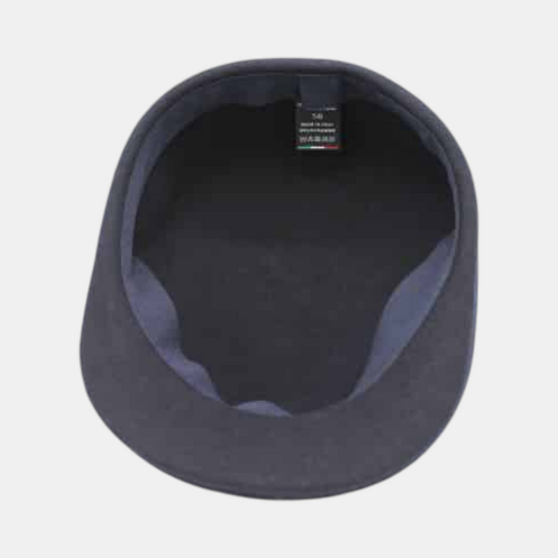 Casquette plate bleu marine