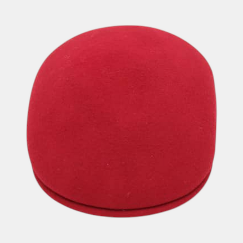 Casquette plate rouge