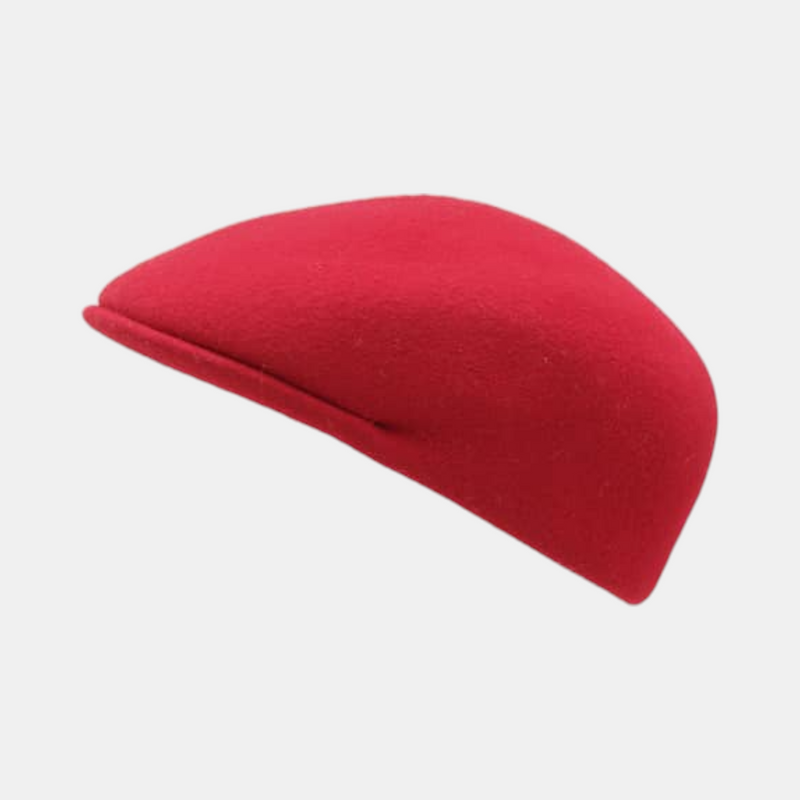 Casquette plate rouge