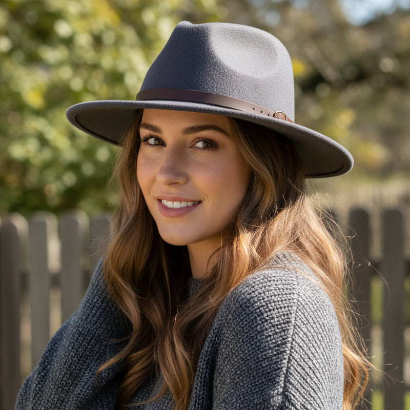 Chapeau Fedora classique en laine – fabrication italienne