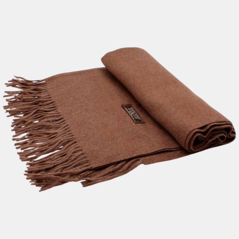 Écharpe classique marron