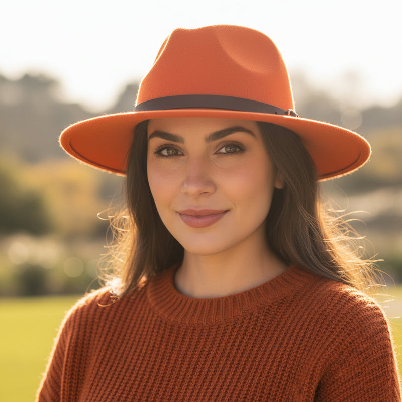 Chapeau Fedora classique en laine – fabrication italienne