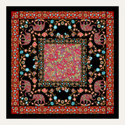 Carré en soie Lookeven Alina — vue du foulard