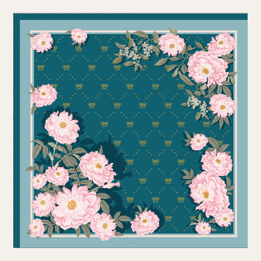 Carré en soie Lookeven Anissa — vue du foulard