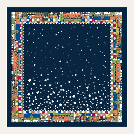 Carré en soie Lookeven Carla — vue du foulard