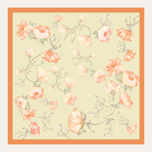 Carré en soie Lookeven Dora — vue du foulard