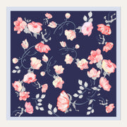 Carré en soie Lookeven Eden — vue du foulard