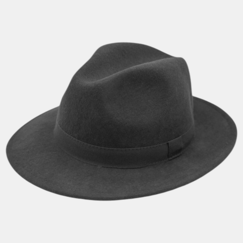 Chapeau Fedora classique en laine – fabrication italienne