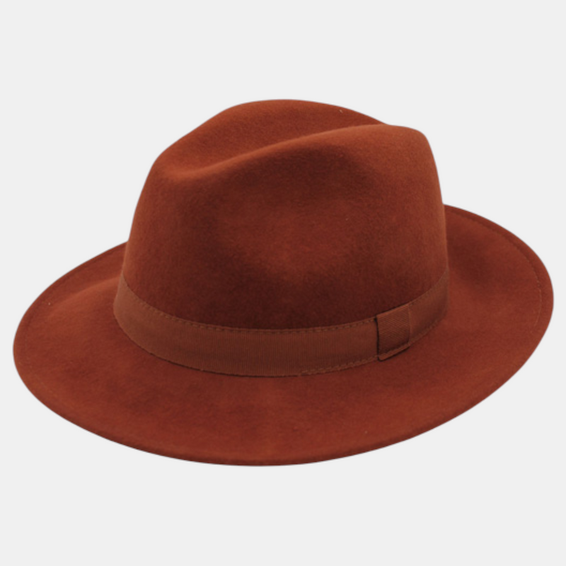 Chapeau Fedora classique en laine – fabrication italienne