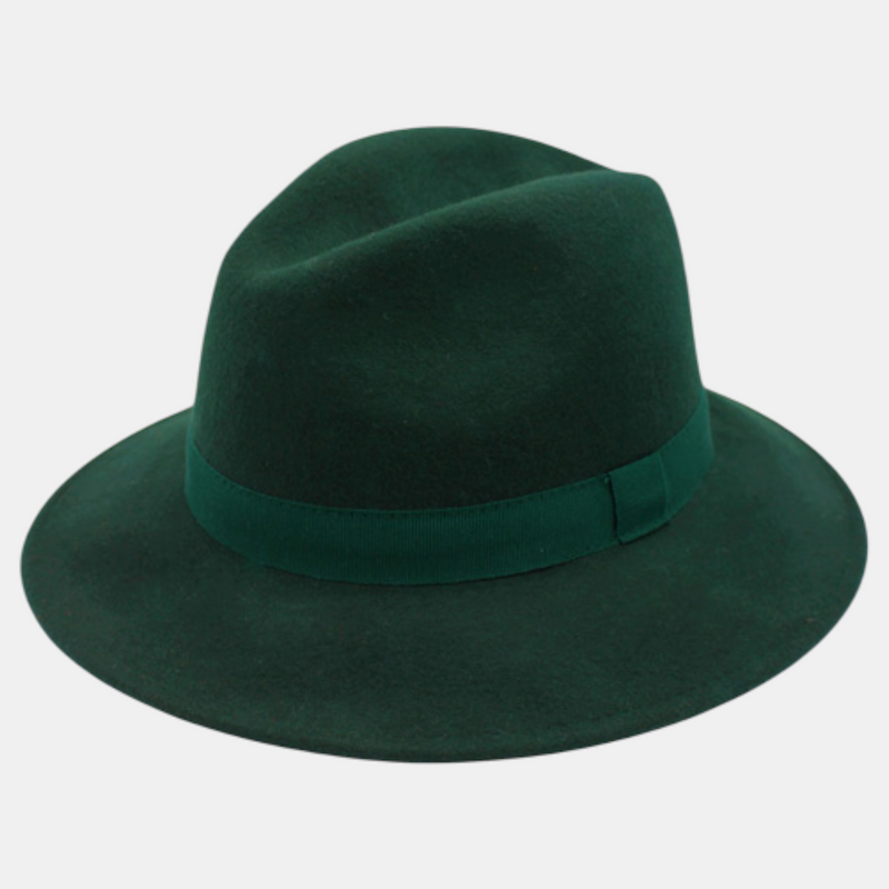Chapeau Fedora classique en laine – fabrication italienne