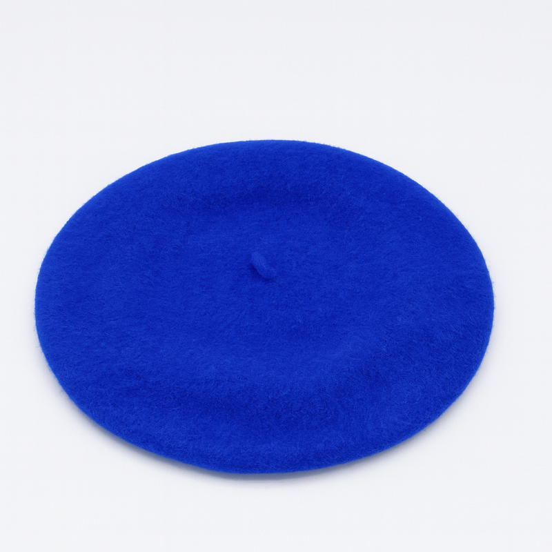 Béret Femme Laine Bleu royal