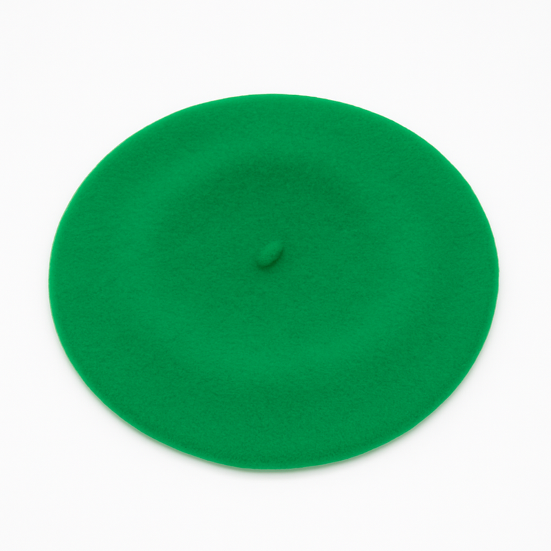 Béret Femme Laine Vert clair