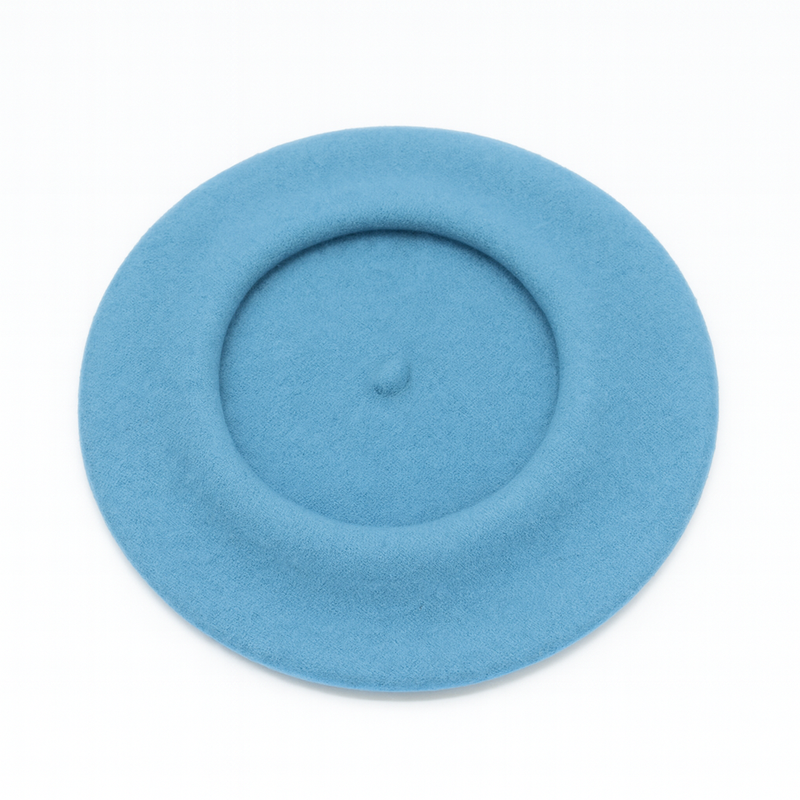 Béret Femme Laine Bleu ciel