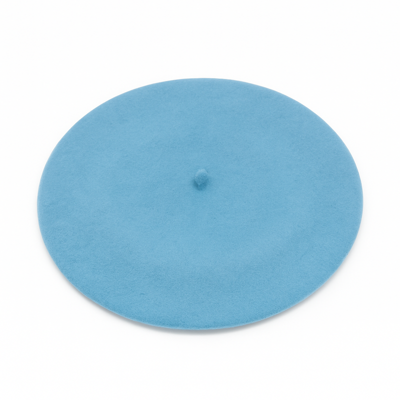 Béret Femme Laine Bleu ciel