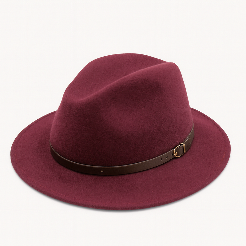 Chapeau Fedora classique en laine – fabrication italienne