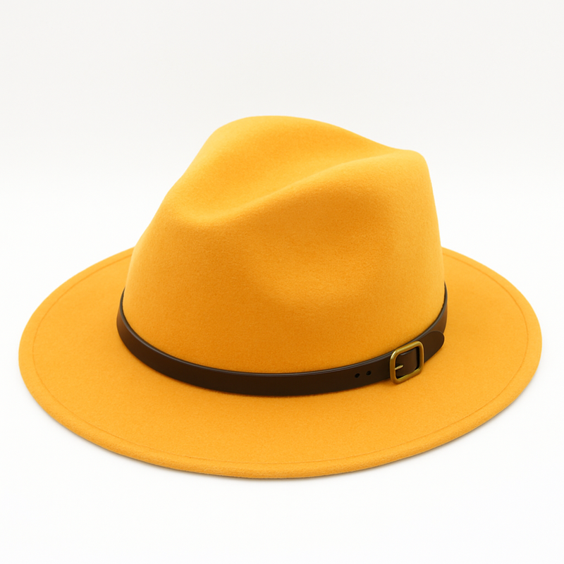 Chapeau Fedora classique en laine – fabrication italienne