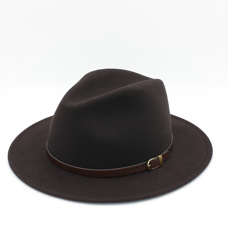 Chapeau Fedora classique en laine – fabrication italienne