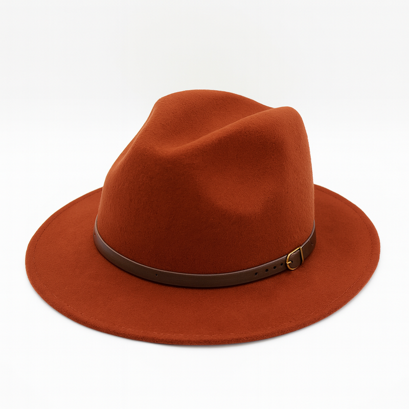 Chapeau Fedora classique en laine – fabrication italienne