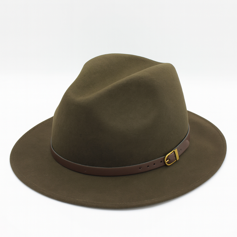 Chapeau Fedora classique en laine – fabrication italienne
