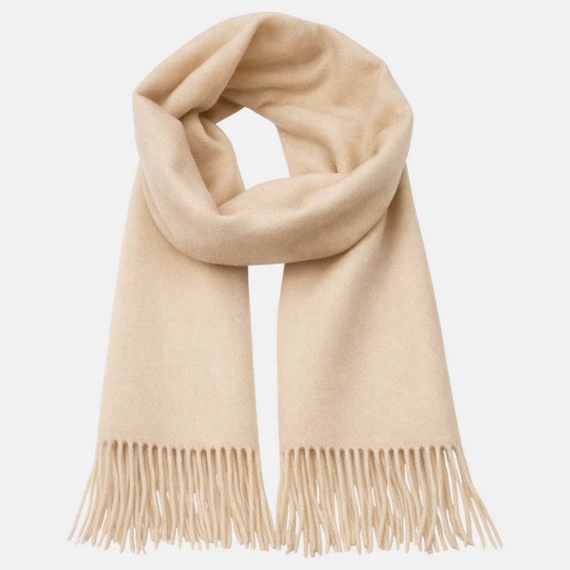 Écharpe classique beige
