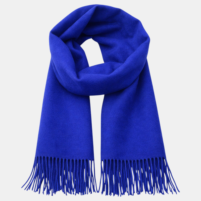 Écharpe classique bleu royal