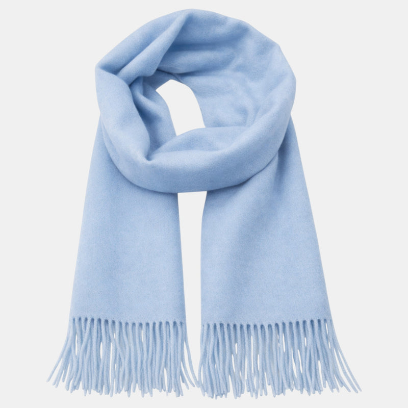 Écharpe classique bleu clair
