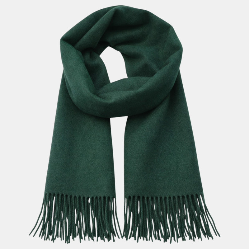 Écharpe classique vert sapin