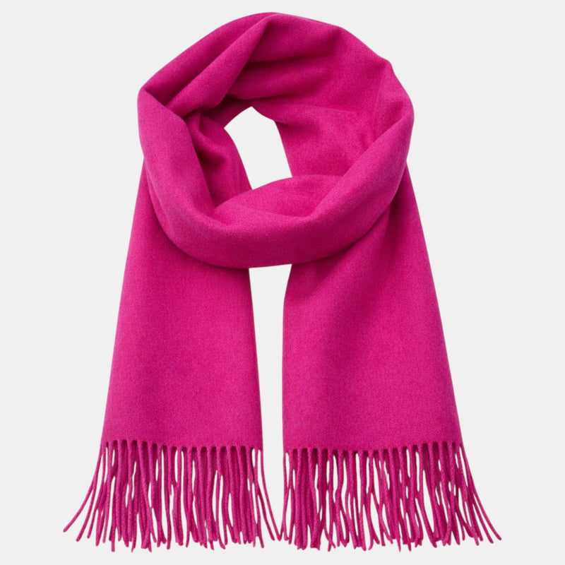 Écharpe classique fuchsia
