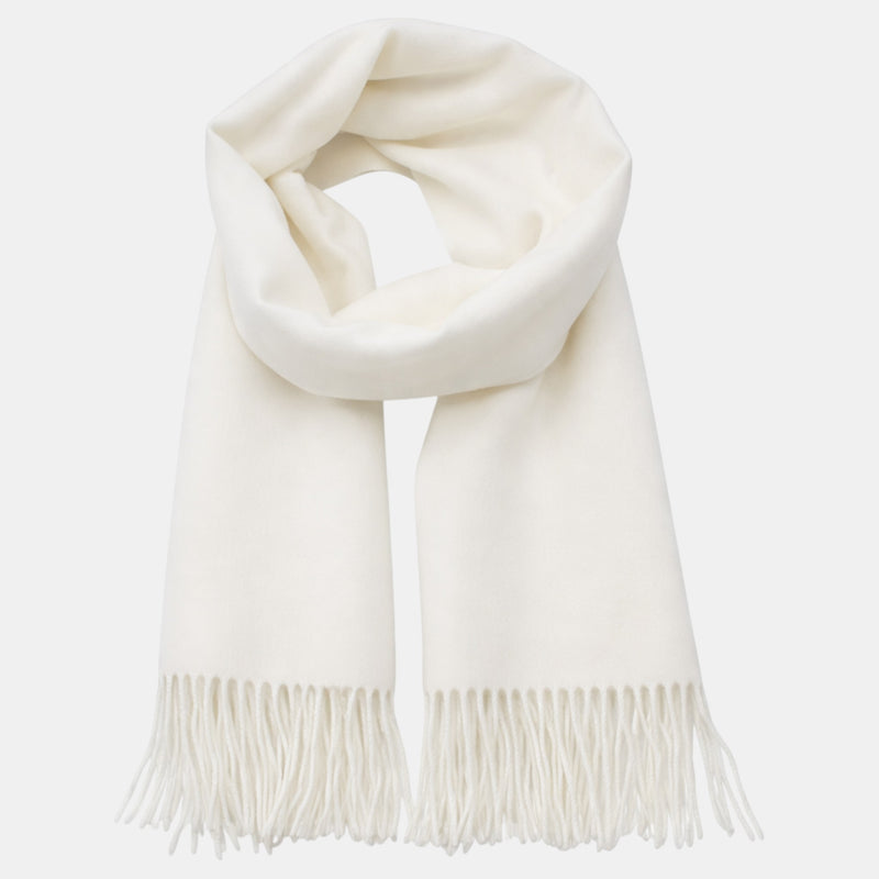 Écharpe classique blanc