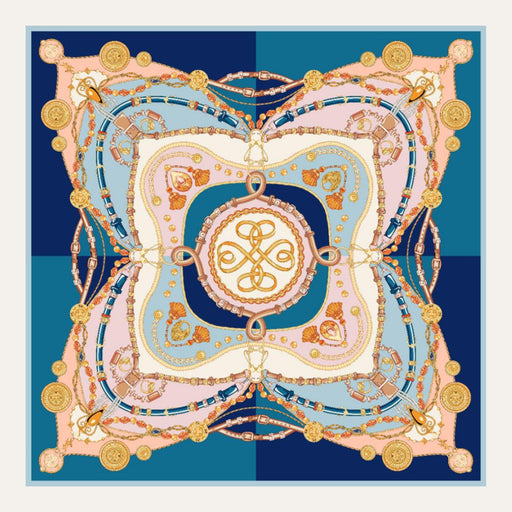 Carré en soie Lookeven Cindy — vue du foulard