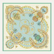Carré en soie Lookeven Dolores — vue du foulard