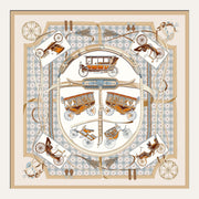 Carré en soie Lookeven Eleanor — vue du foulard