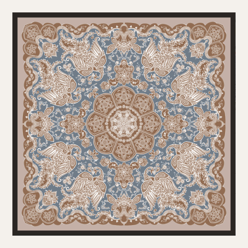 Carré en soie Lookeven Elisa — vue du foulard