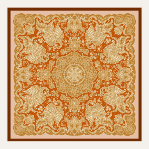Carré en soie Lookeven Elizabeth — vue du foulard