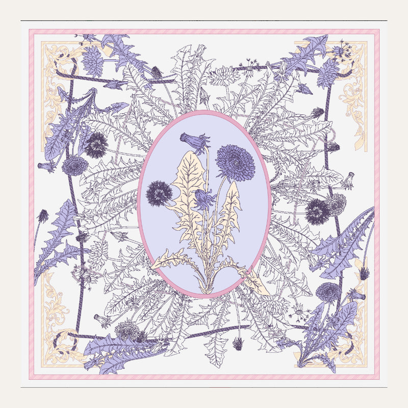 Carré en soie Lookeven Harmony — vue du foulard