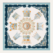 Carré en soie Lookeven Nell — vue du foulard