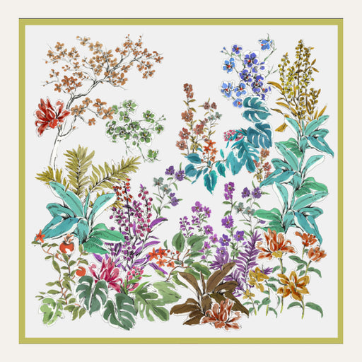 Carré en soie Lookeven Stella — vue du foulard